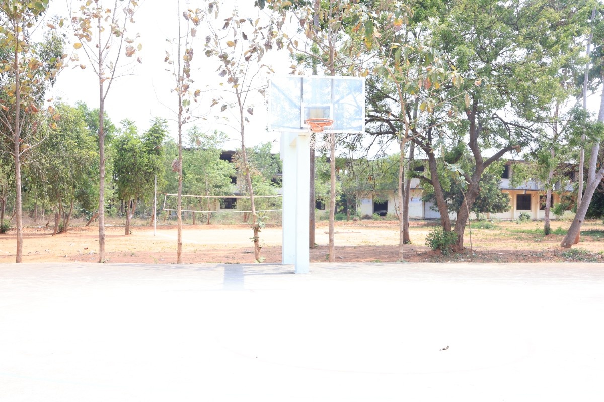 Basketball Hoop Close-up